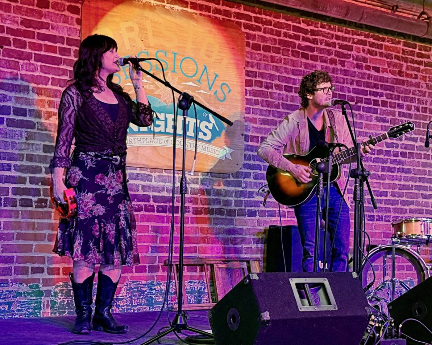Logan & McKenna performing during Bristol Sessions Nights
